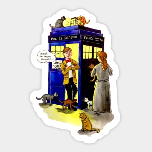 Cat Lady Companion Sticker